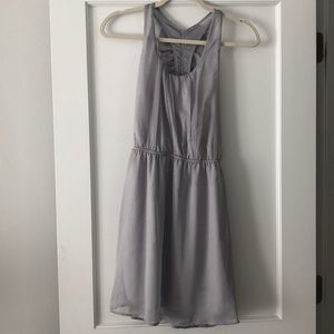 Silver/Gray dress with fun back